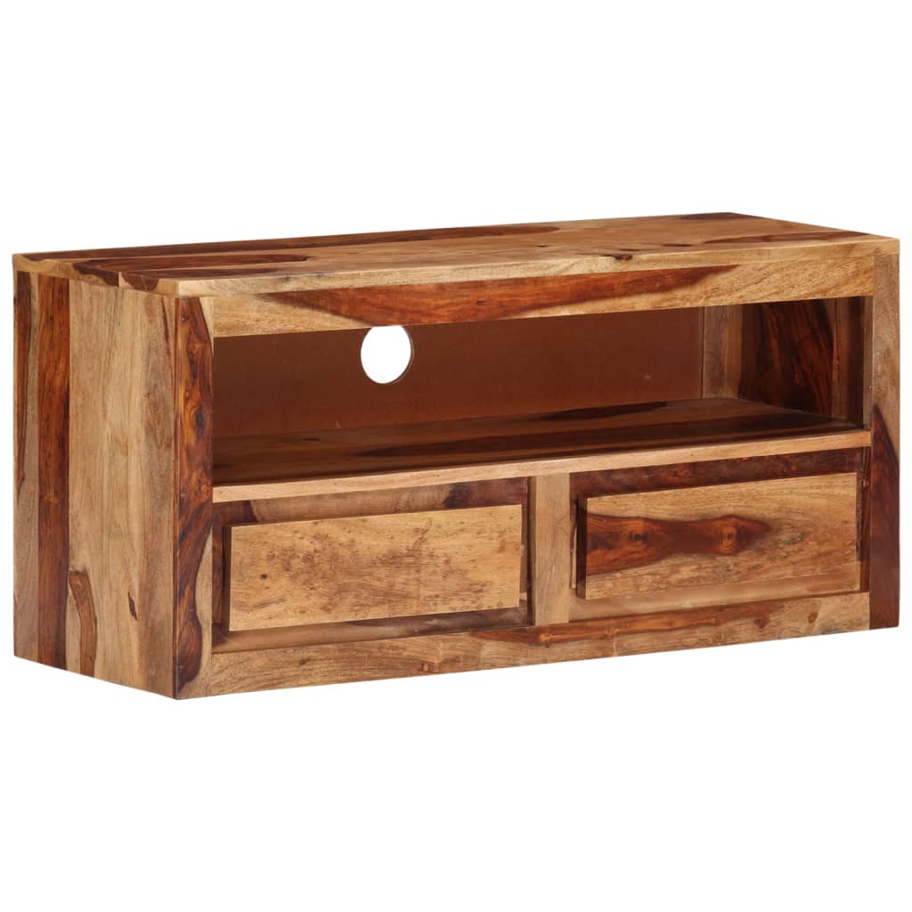 vidaXL Mueble para TV de madera maciza de sheesham 88x30x40 cm