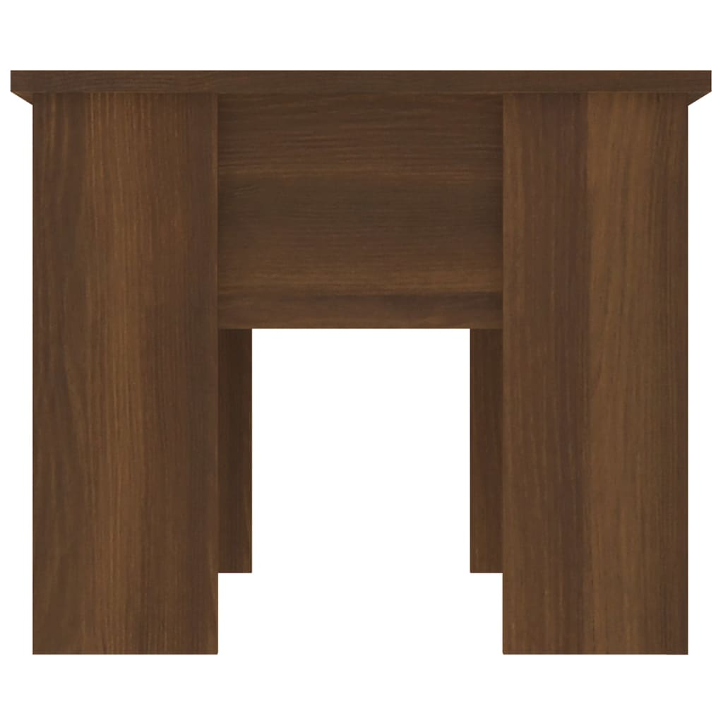 vidaXL Mesa de centro madera contrachapada roble marrón 79x49x41 cm
