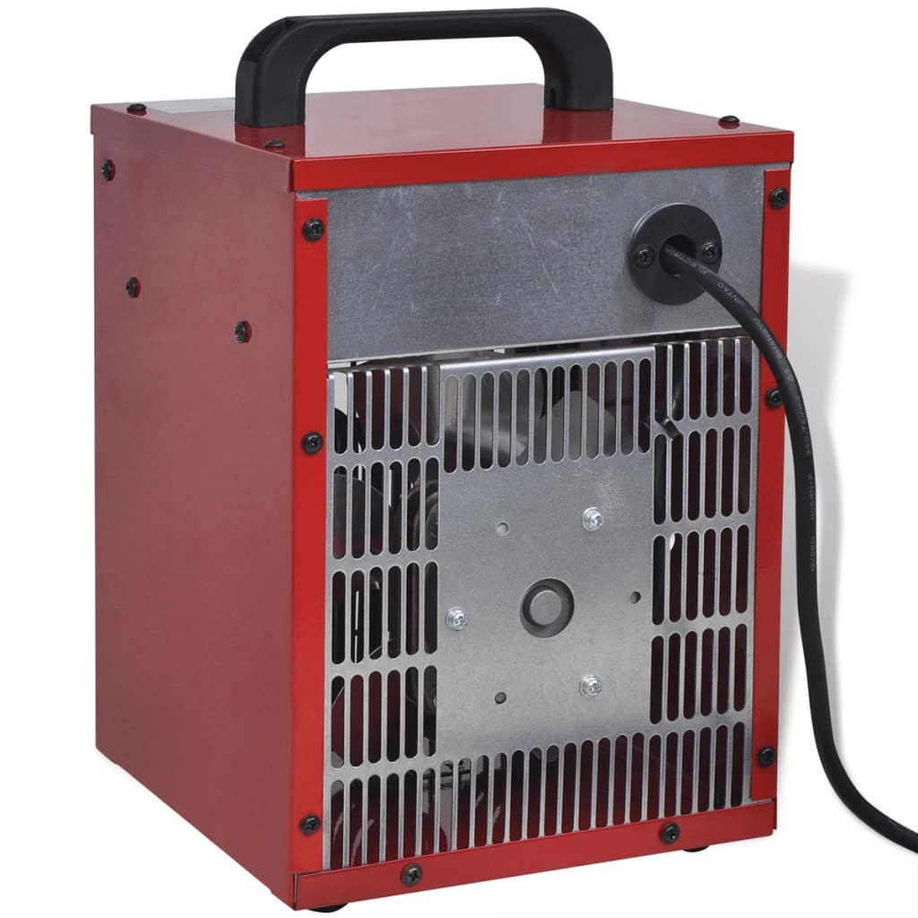 Calentador industrial eléctrico y portátil, 2 kW 100 m³/h