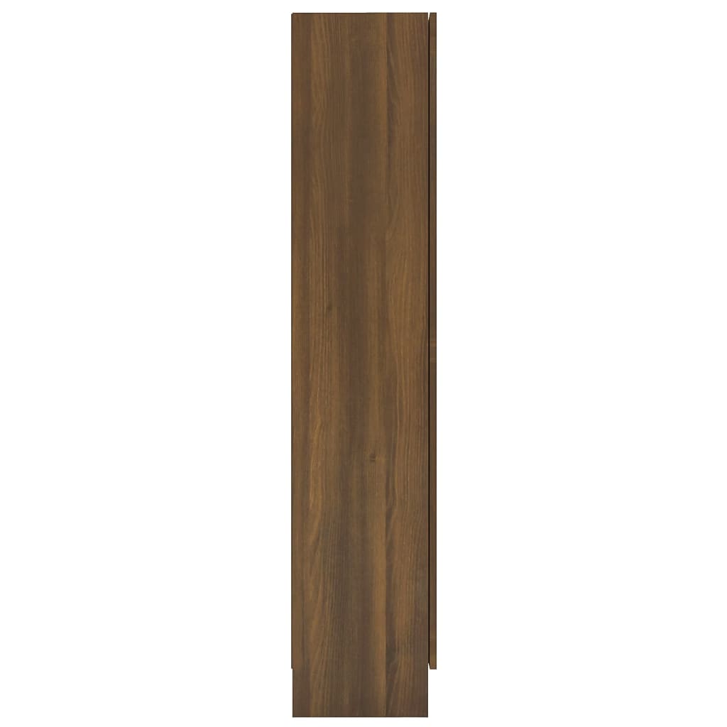 vidaXL Vitrina madera contrachapada roble marrón 82,5x30,5x150 cm