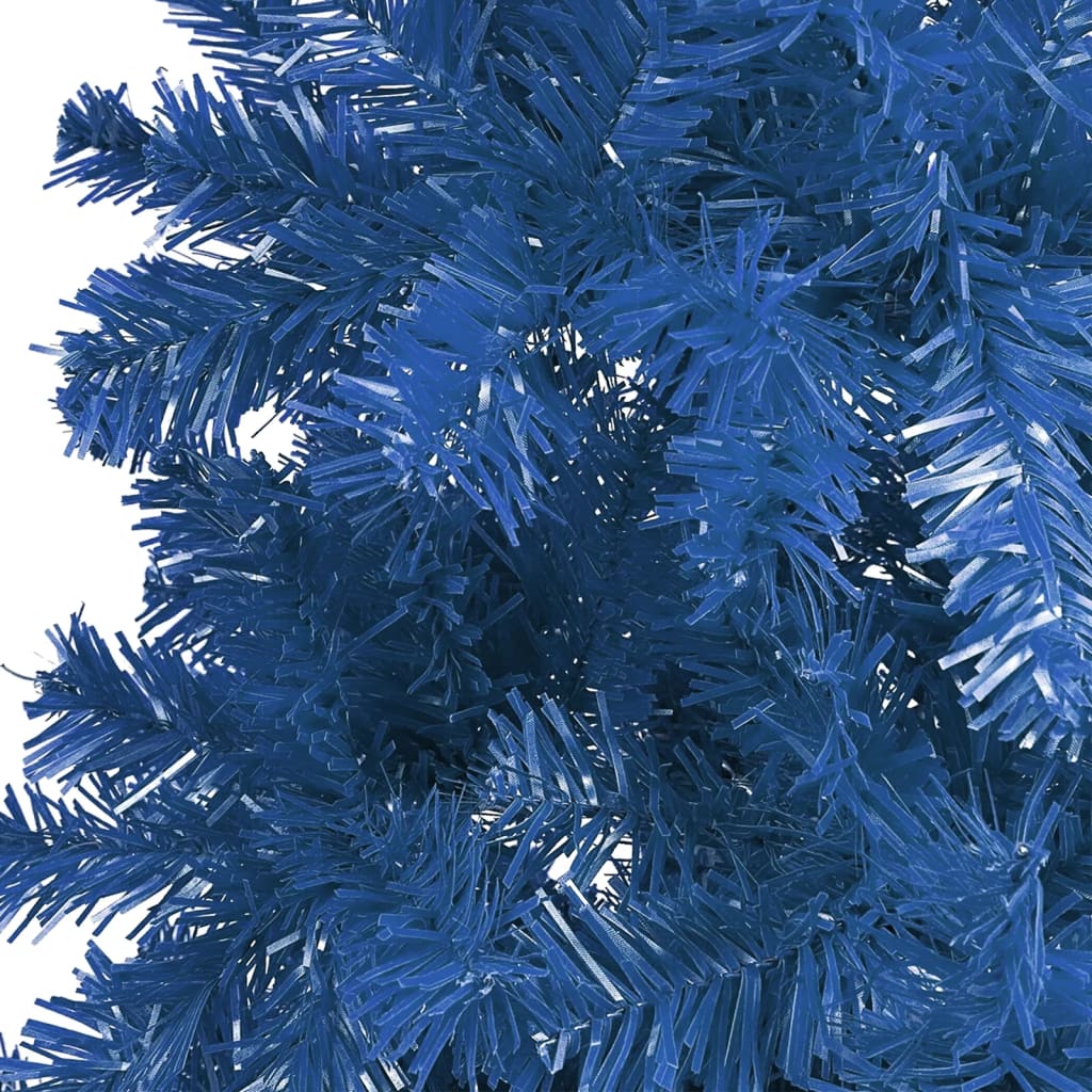 vidaXL Árbol de Navidad delgado azul 240 cm