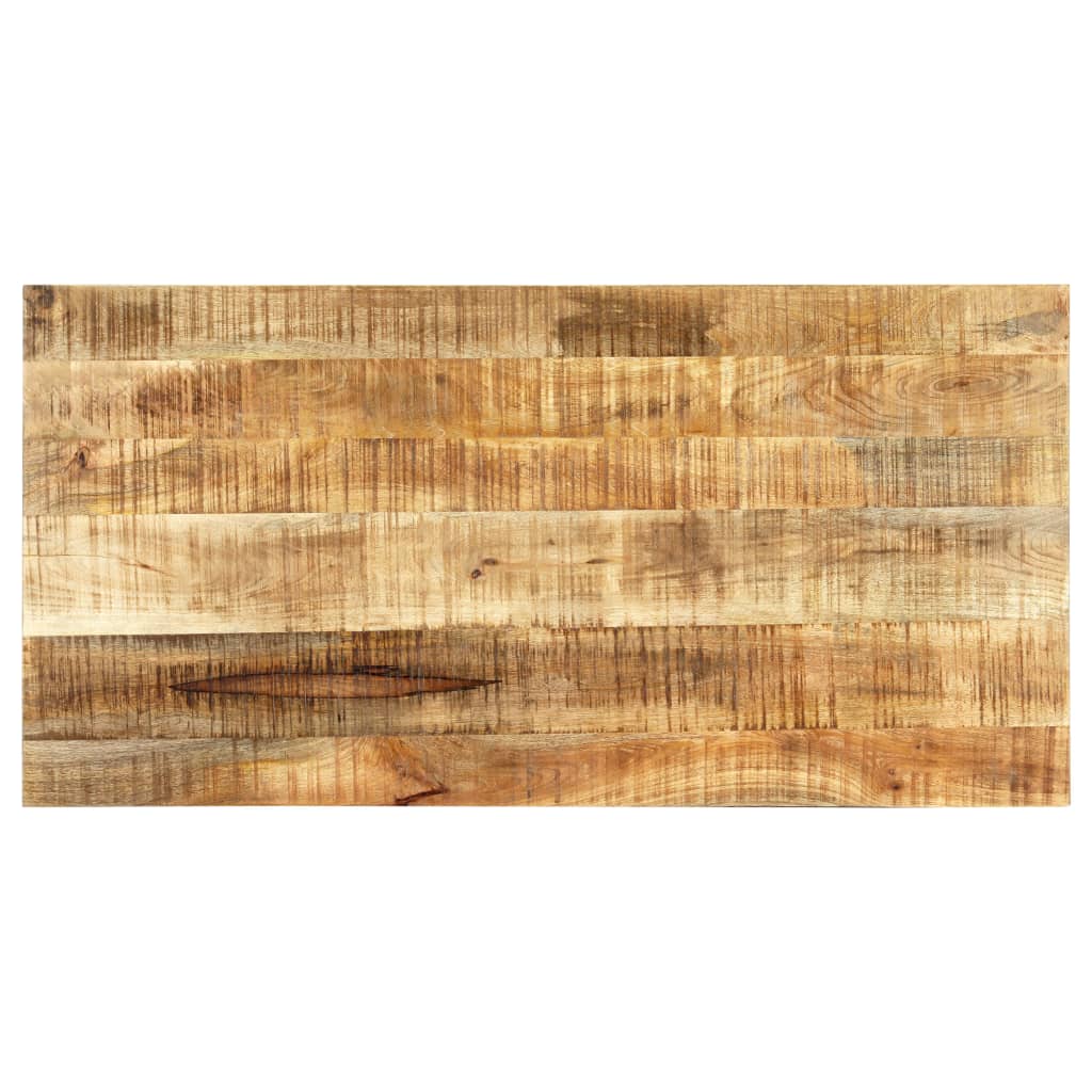vidaXL Mesa de comedor madera maciza de mango en bruto 120x60x75 cm