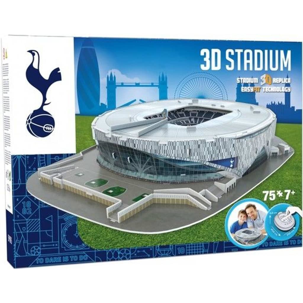 Nanostad Juego de puzle 3D de 75 piezas Tottenham Hotspur Stadium