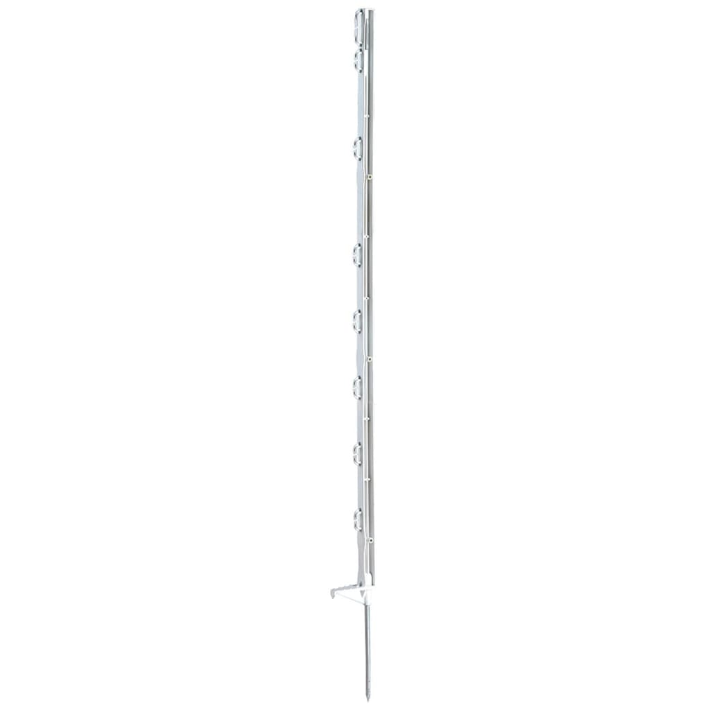 Kerbl Postes de valla eléctrica plástico blanco 105 cm 25 unidades