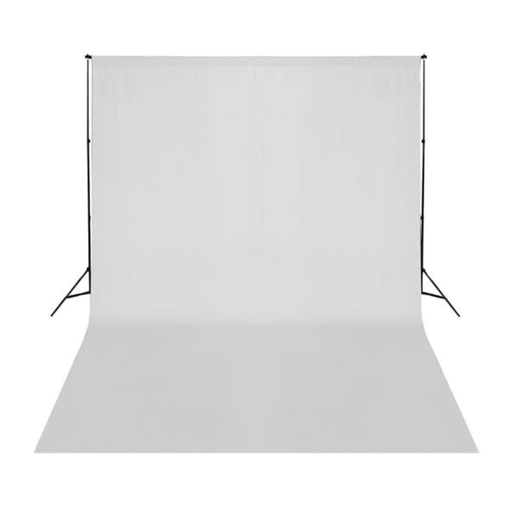 vidaXL Fondo telón de estudio fotográfico algodón blanco 500x300 cm