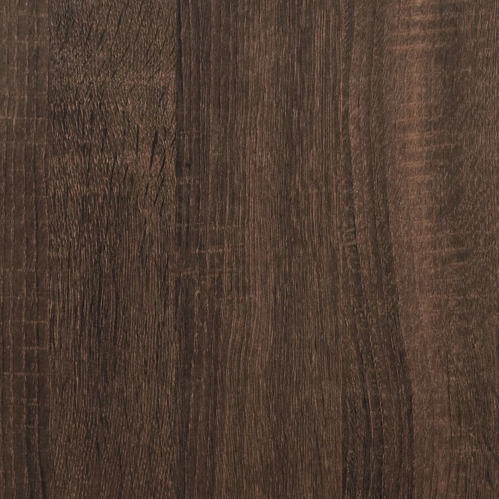 vidaXL Carrito de cocina madera ingeniería marrón roble 82x40x78,5 cm