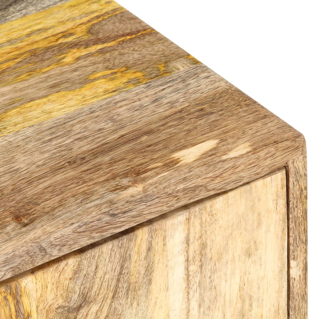 vidaXL Mesa de centro de madera maciza de mango 90x55x40 cm