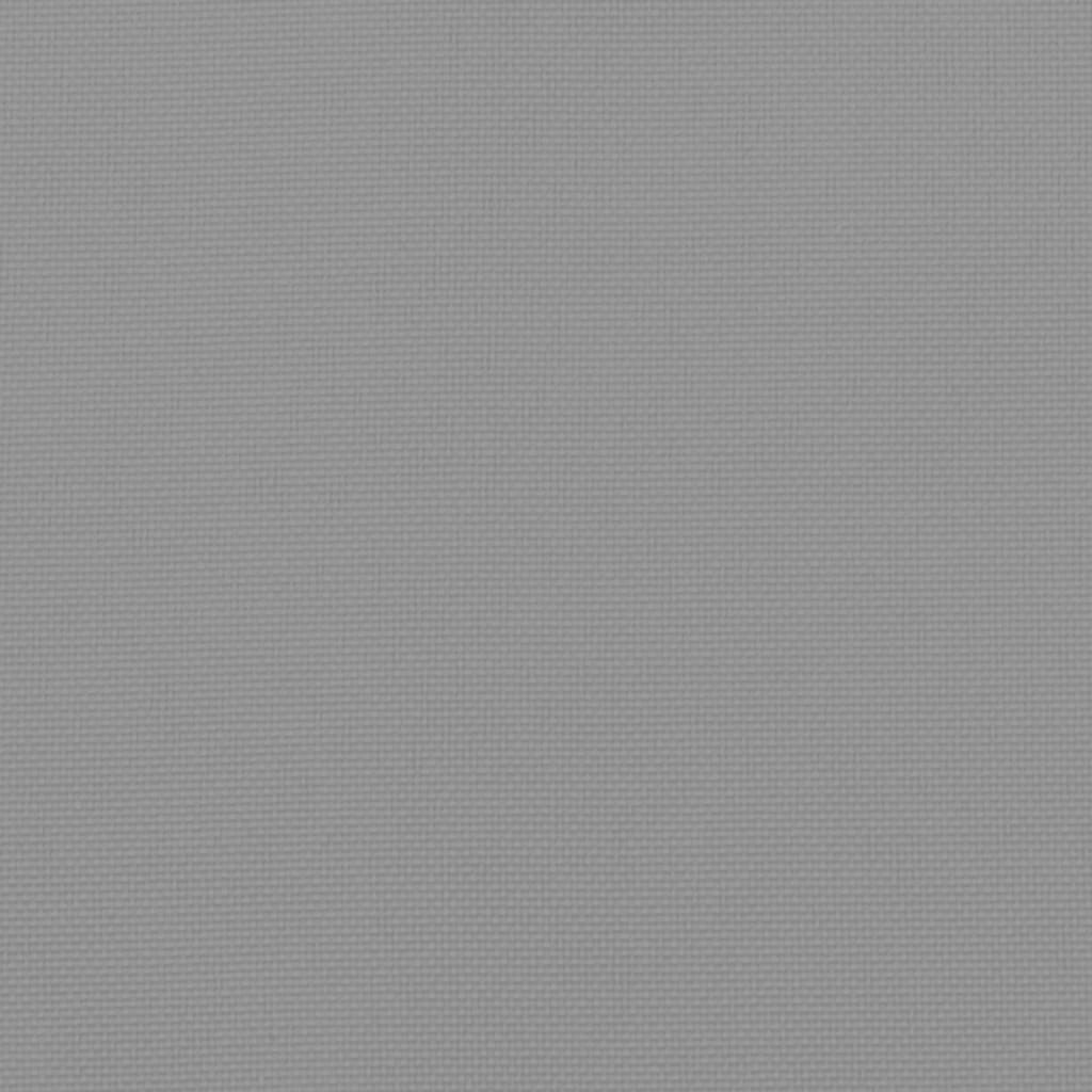 vidaXL Cojín de tumbona de tela Oxford gris 200x50x3 cm