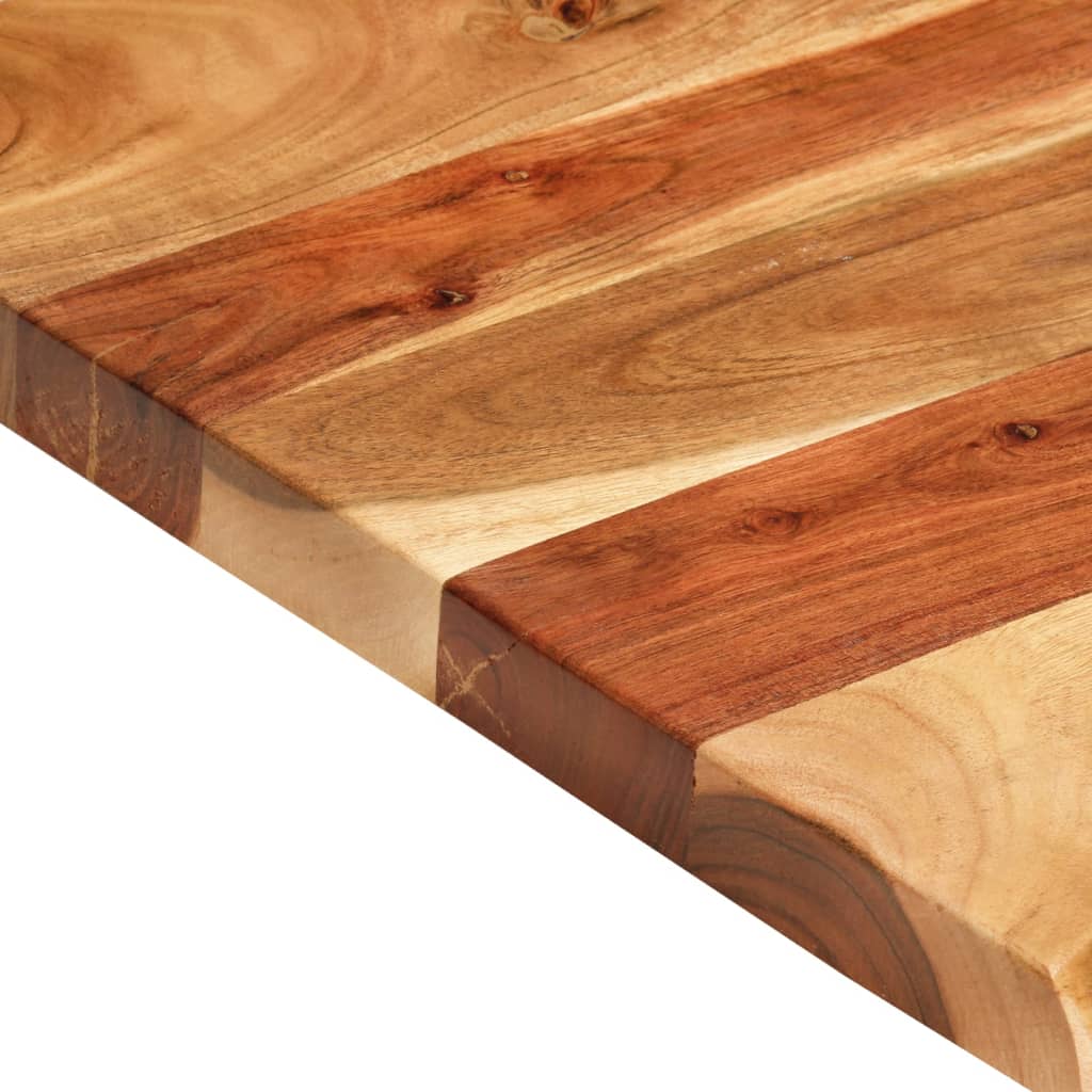 vidaXL Encimera para armario tocador madera maciza acacia 100x52x3,8cm