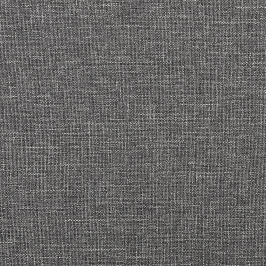 vidaXL Reposapiés de tela gris claro 60x60x36 cm