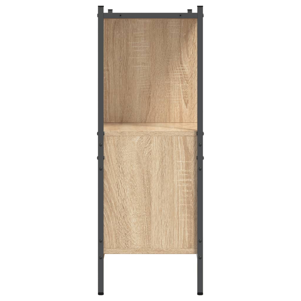 vidaXL Estantería madera de ingeniería roble Sonoma 102x28x77,5 cm