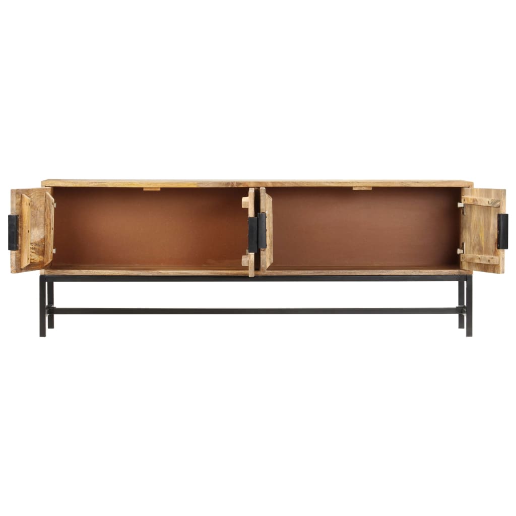 vidaXL Mueble para TV de madera maciza de mango 140x30x50 cm