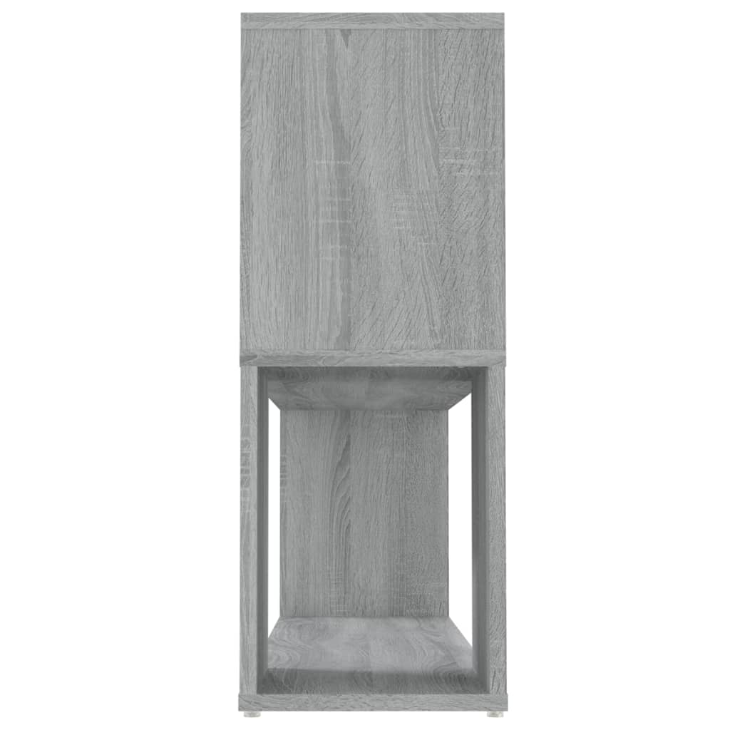 vidaXL Estantería de madera contrachapada gris Sonoma 100x24x63 cm
