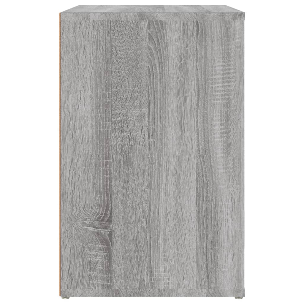 vidaXL Mueble zapatero madera contrachapada gris Sonoma 130x35x54 cm