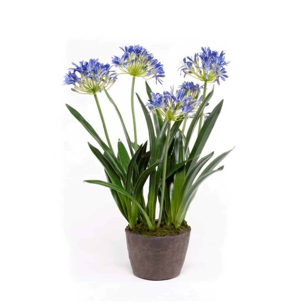 Emerald Planta de agapanto artificial 75 cm azul | vidaXL.es