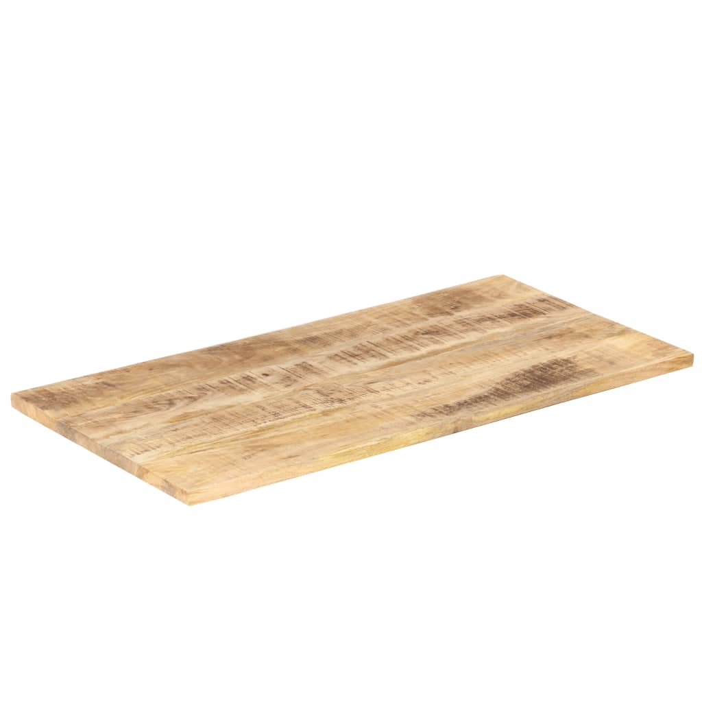 vidaXL Tablero de mesa madera maciza de mango 25-27 mm 100x60 cm