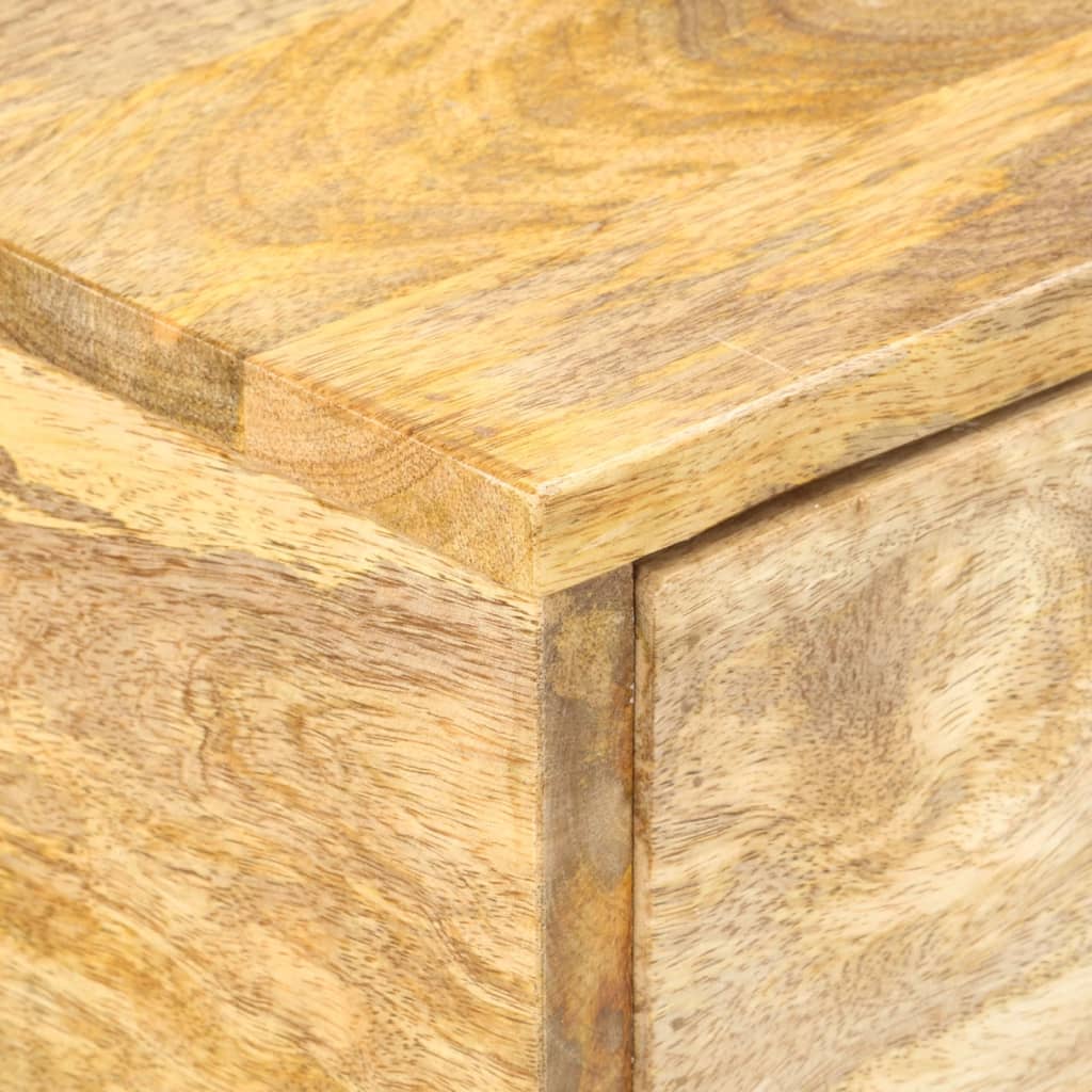 vidaXL Mesa consola de madera maciza de mango 115x35x76 cm