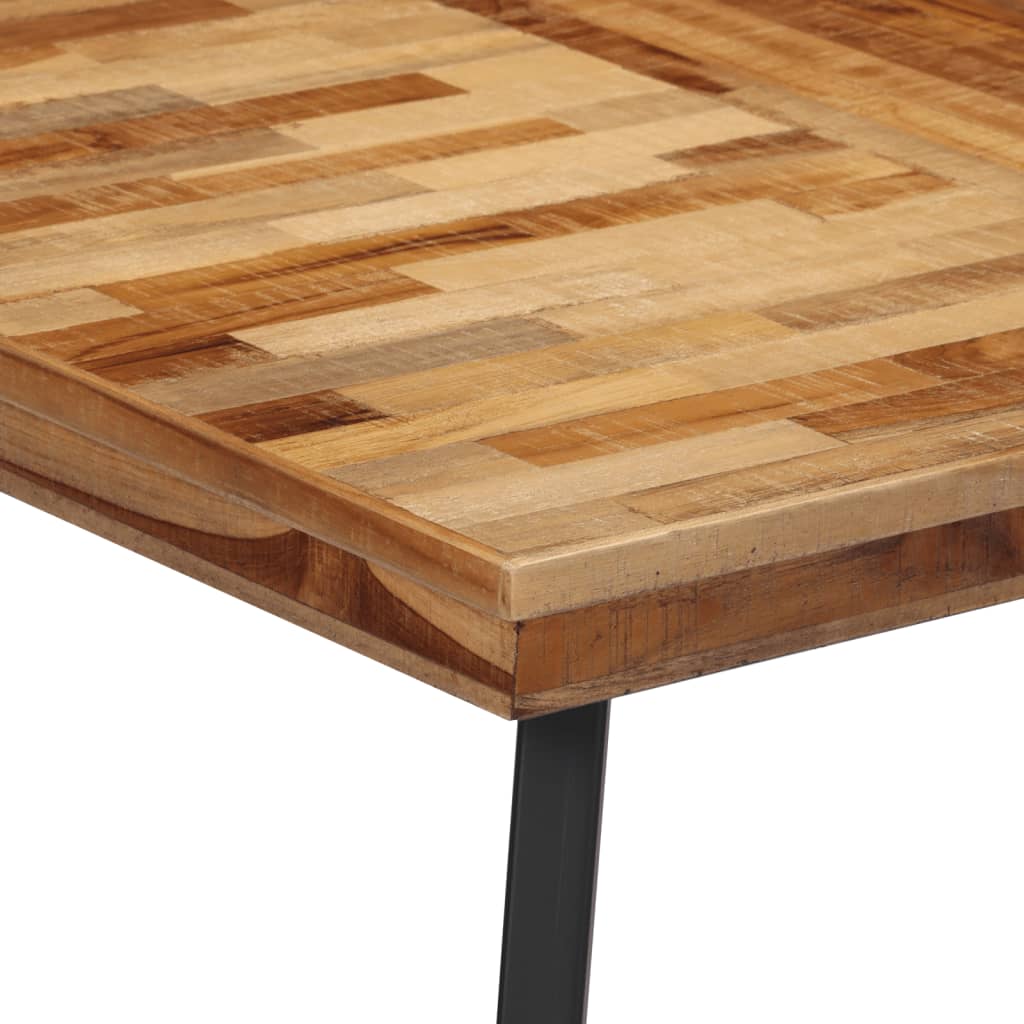 vidaXL Mesa de comedor madera maciza de teca 169x98,5x76 cm