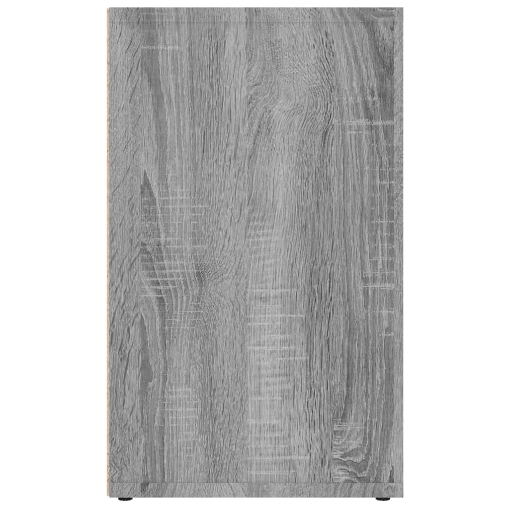 vidaXL Mueble zapatero 2 uds color gris Sonoma 52,5x30x50 cm