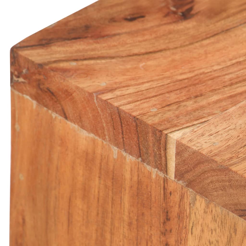 vidaXL Soporte para monopatín de pared madera de acacia 25x20x30 cm