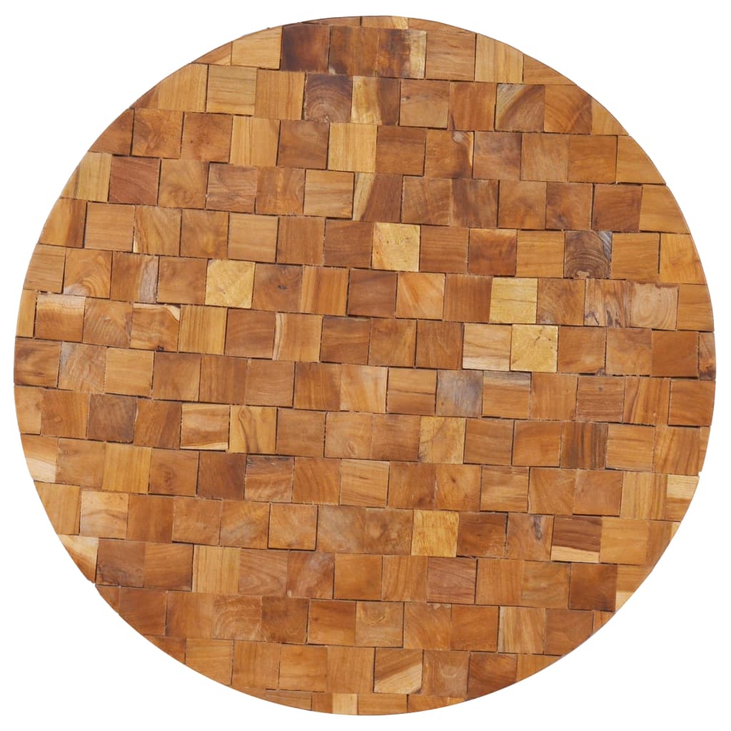vidaXL Mesa de centro de madera maciza de teca 60x60x35 cm