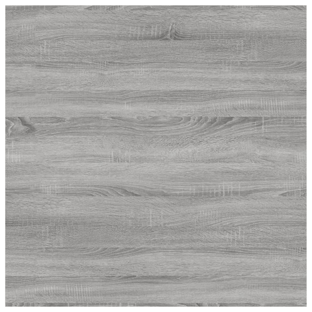 vidaXL Estantes pared 4 uds madera ingeniería gris Sonoma 40x50x1,5 cm