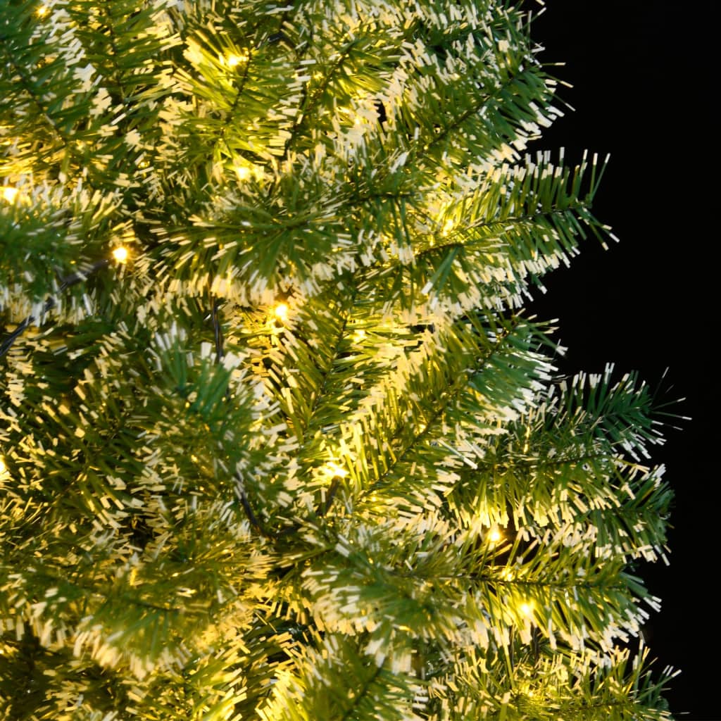 vidaXL Árbol de Navidad artificial con 150 LEDs y nieve 120 cm