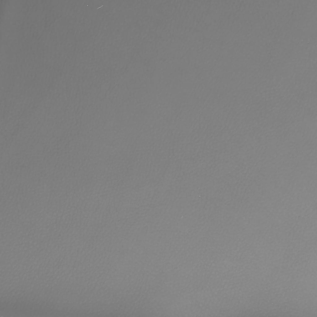 vidaXL Reposapiés de cuero sintético gris antracita 60x60x36 cm