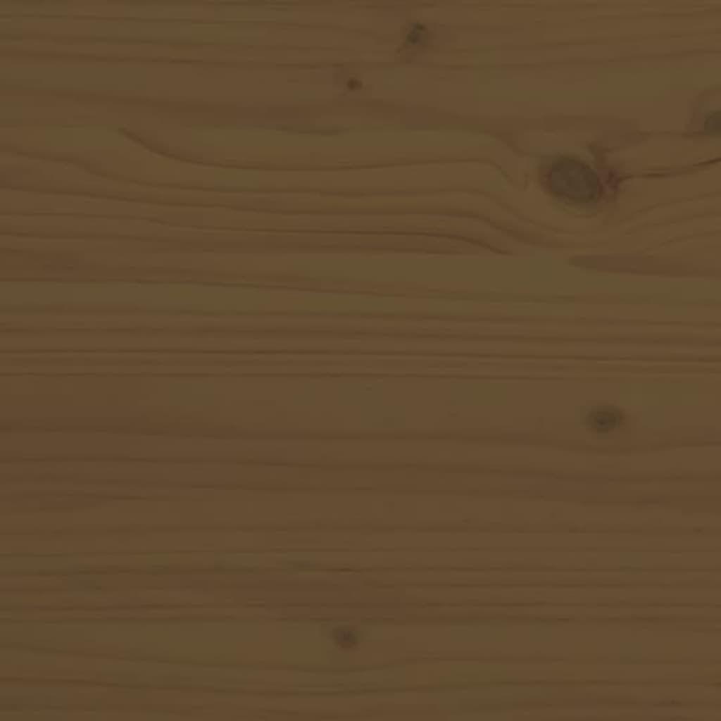 vidaXL Mesitas de noche 2 uds madera de pino marrón miel 40x34x55 cm