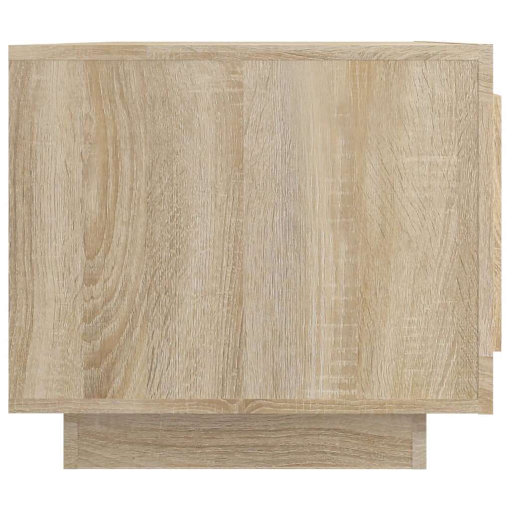 vidaXL Mesa de centro madera contrachapada roble Sonoma 102x50x45 cm