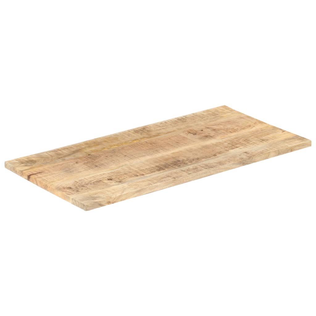 vidaXL Tablero de mesa madera maciza de mango 25-27 mm 100x60 cm