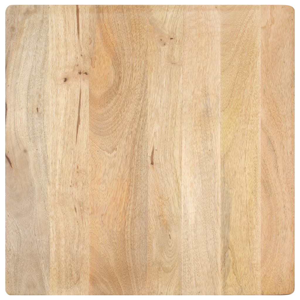 vidaXL Mesa de centro forma de V madera maciza de mango 66x66x30 cm
