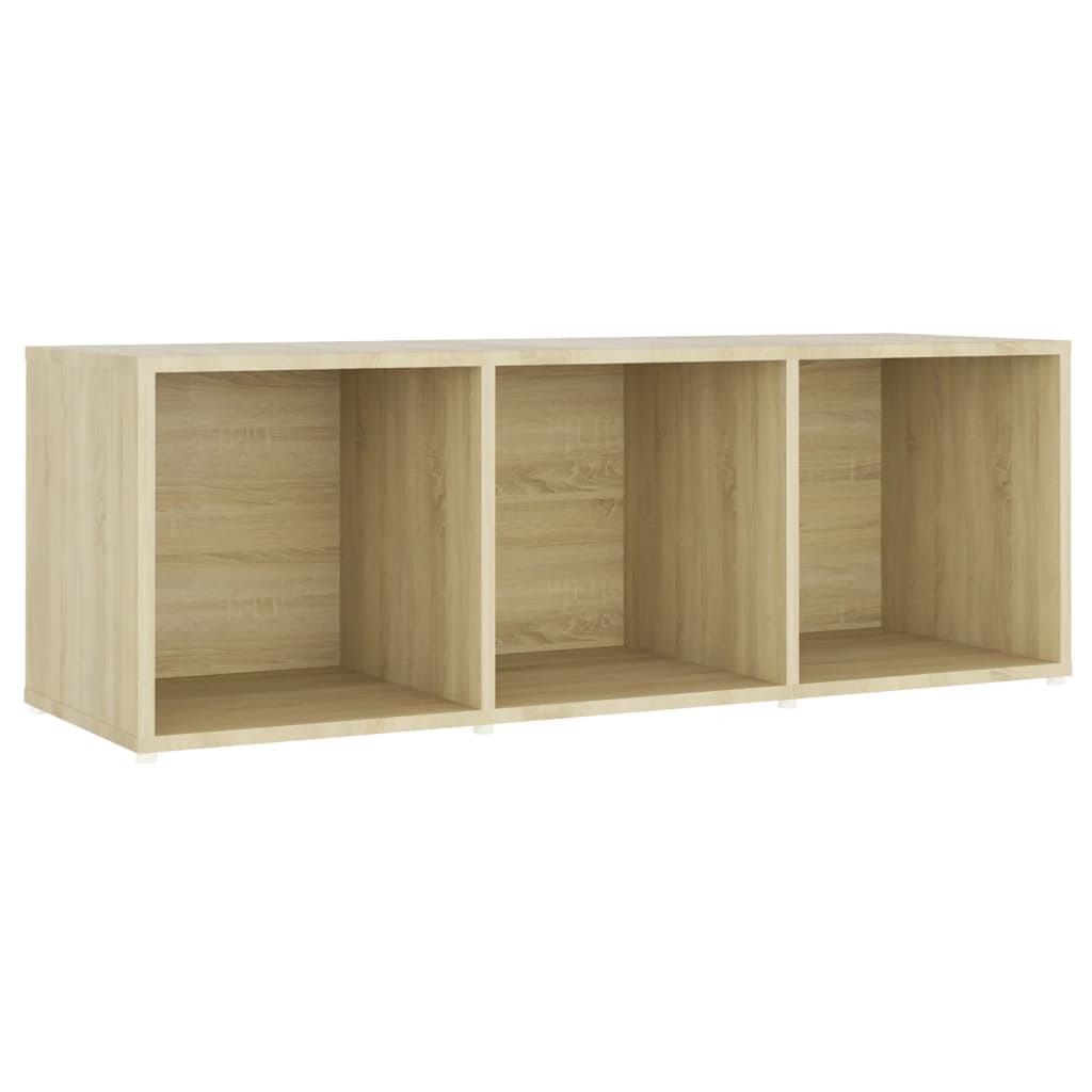 vidaXL Muebles de salón 4 pzas madera ingeniería roble 107x35x37 cm