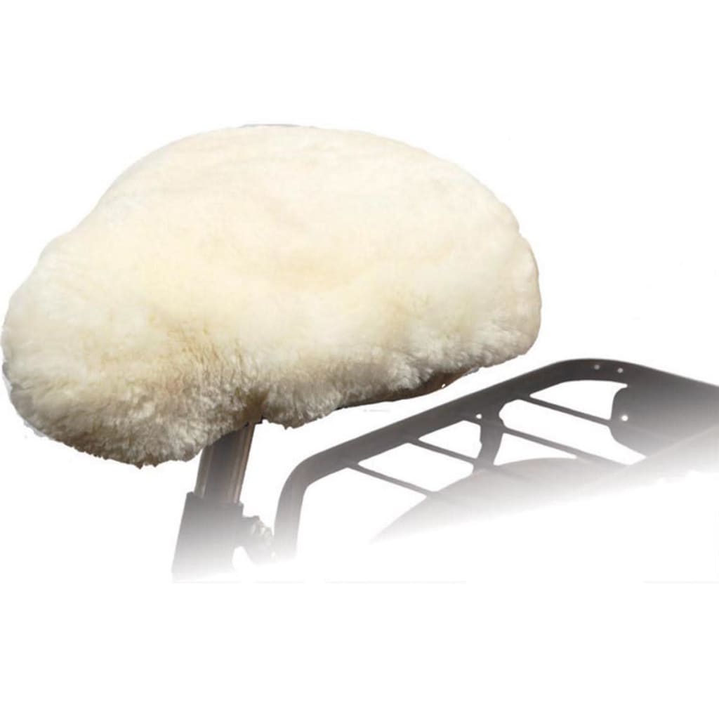 Willex Funda de sillín de bicicleta de piel de oveja natural 30120