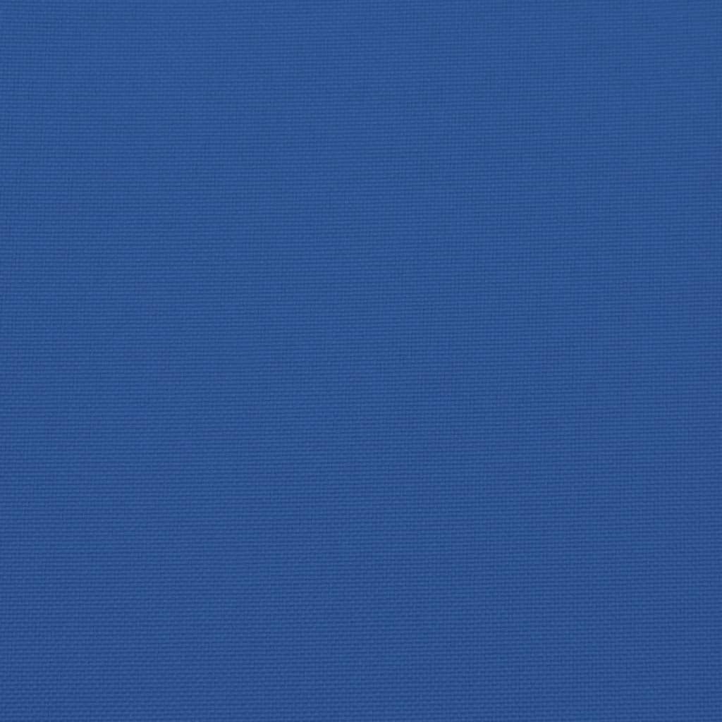 vidaXL Cojines de banco de jardín 2 uds tela Oxford azul 150x50x7 cm