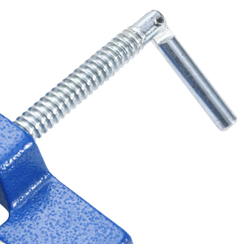 vidaXL Mordaza para taladro hierro fundido azul 150 mm