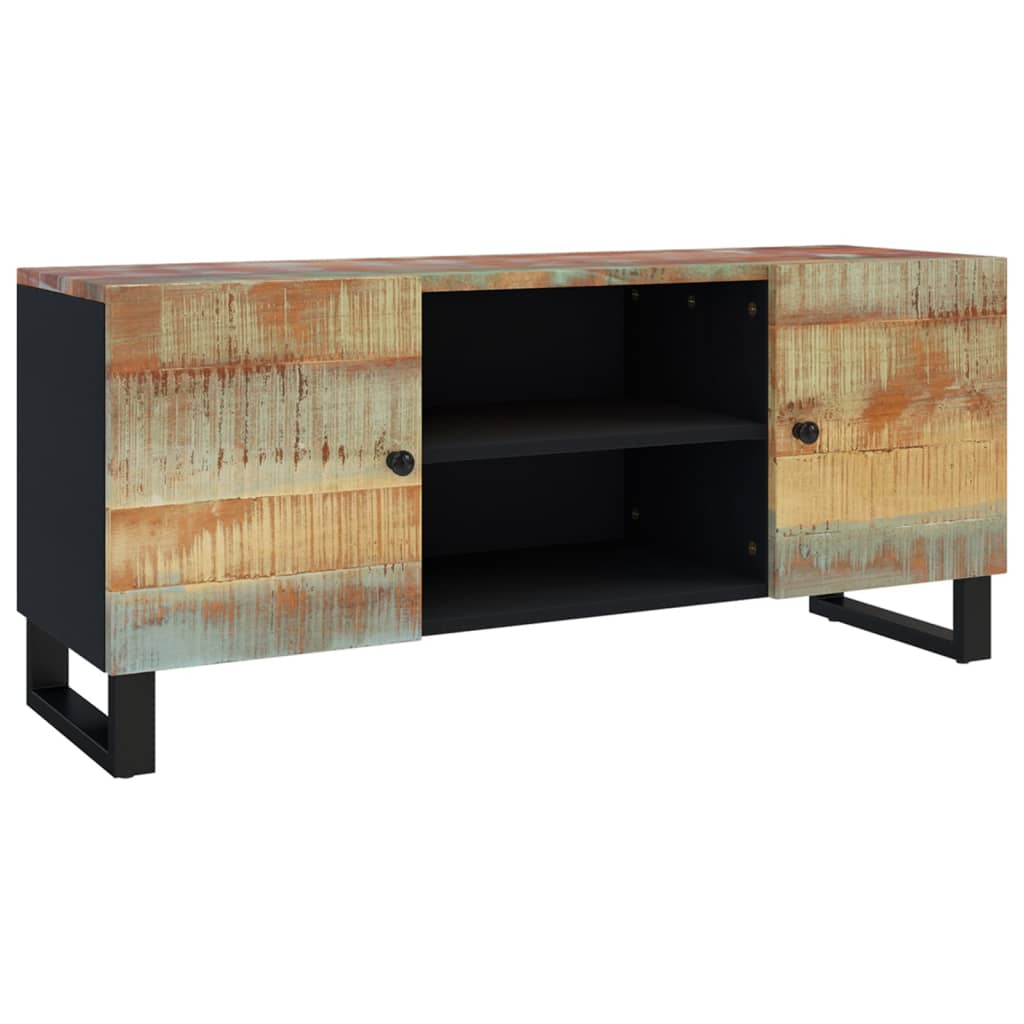 vidaXL Mueble de TV madera maciza reciclada 105x33x46 cm