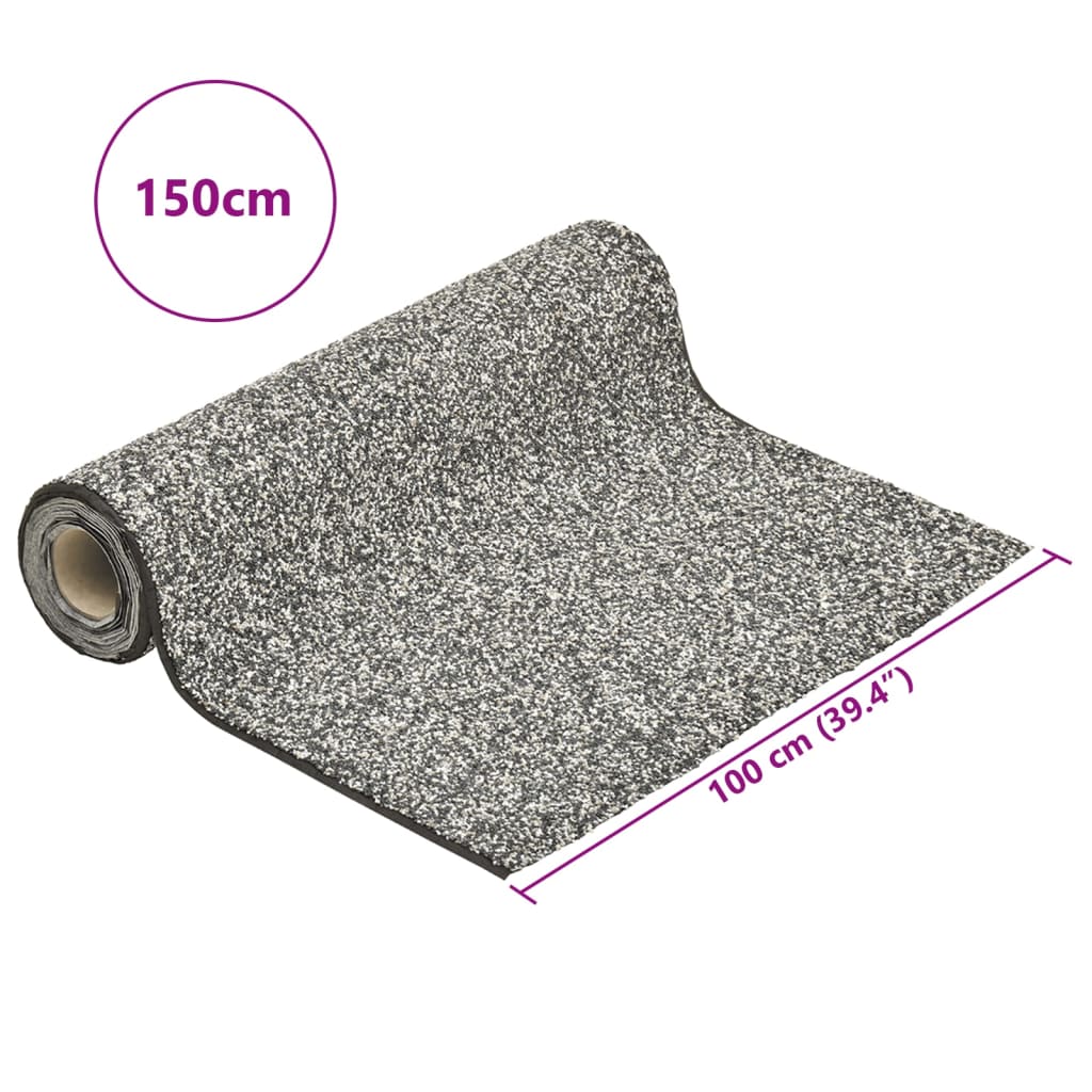 vidaXL Revestimiento de piedra gris 150x100 cm