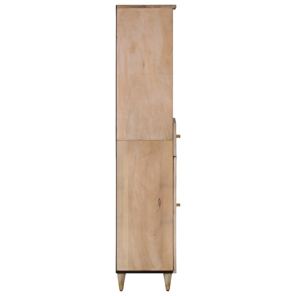 vidaXL Mueble de baño madera maciza de mango 38x33x160 cm