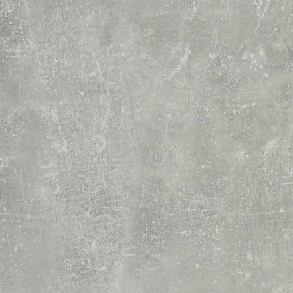 vidaXL Mesita de noche de pared color gris hormigón 50x36x25 cm