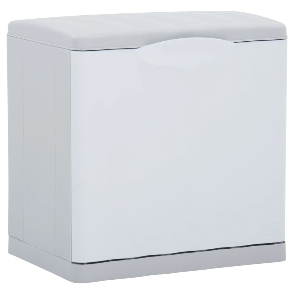 vidaXL Cubo de basura con separación blanco 20 L 40x30x40 cm