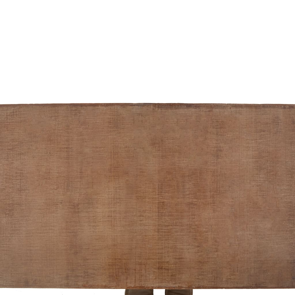vidaXL Mesa de centro de madera maciza de abeto marrón 91x51x38 cm