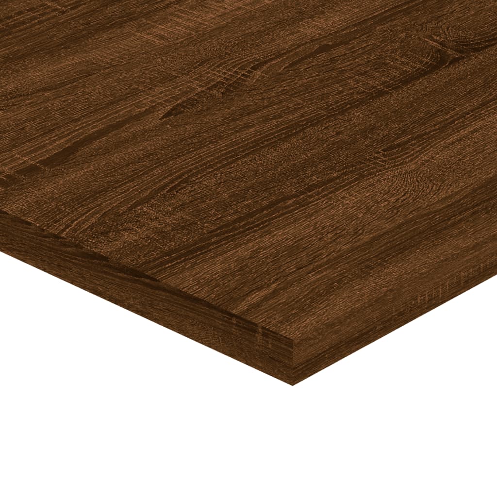 vidaXL Estantes pared 4 uds madera ingeniería marrón roble 40x50x1,5cm