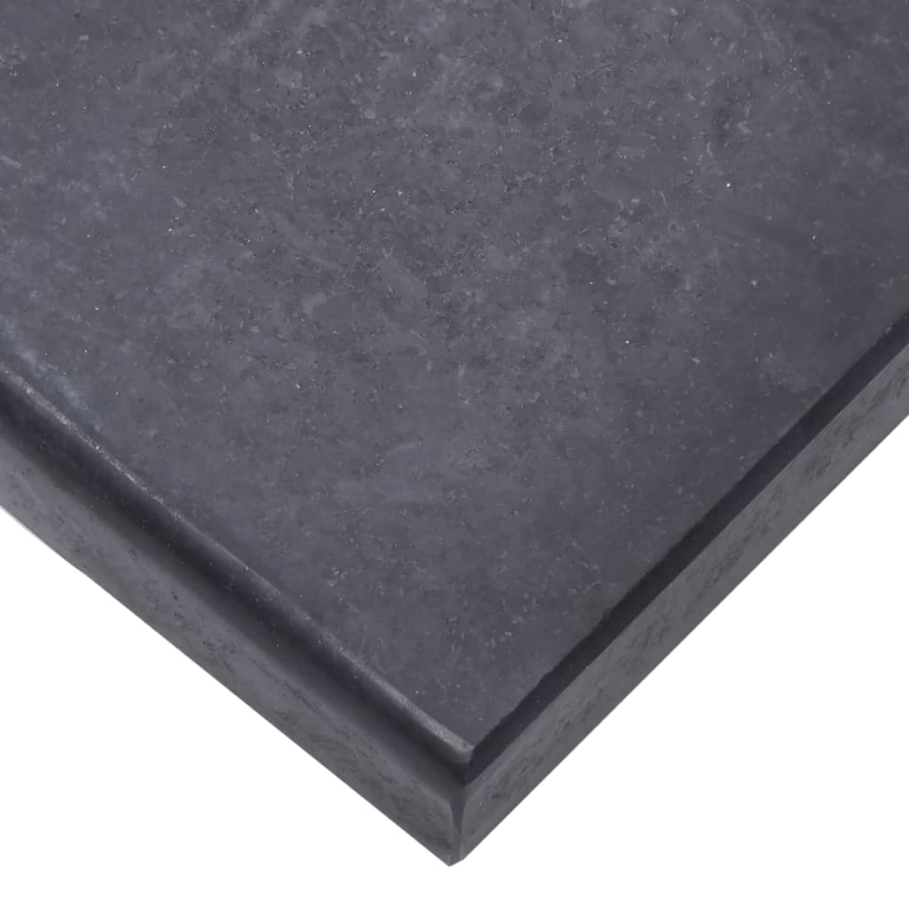 vidaXL Base de sombrilla granito negra 40x28x4 cm