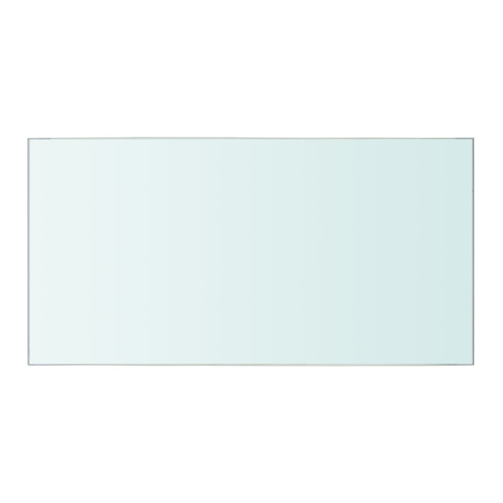 vidaXL Panel de estante vidrio claro 40x20 cm