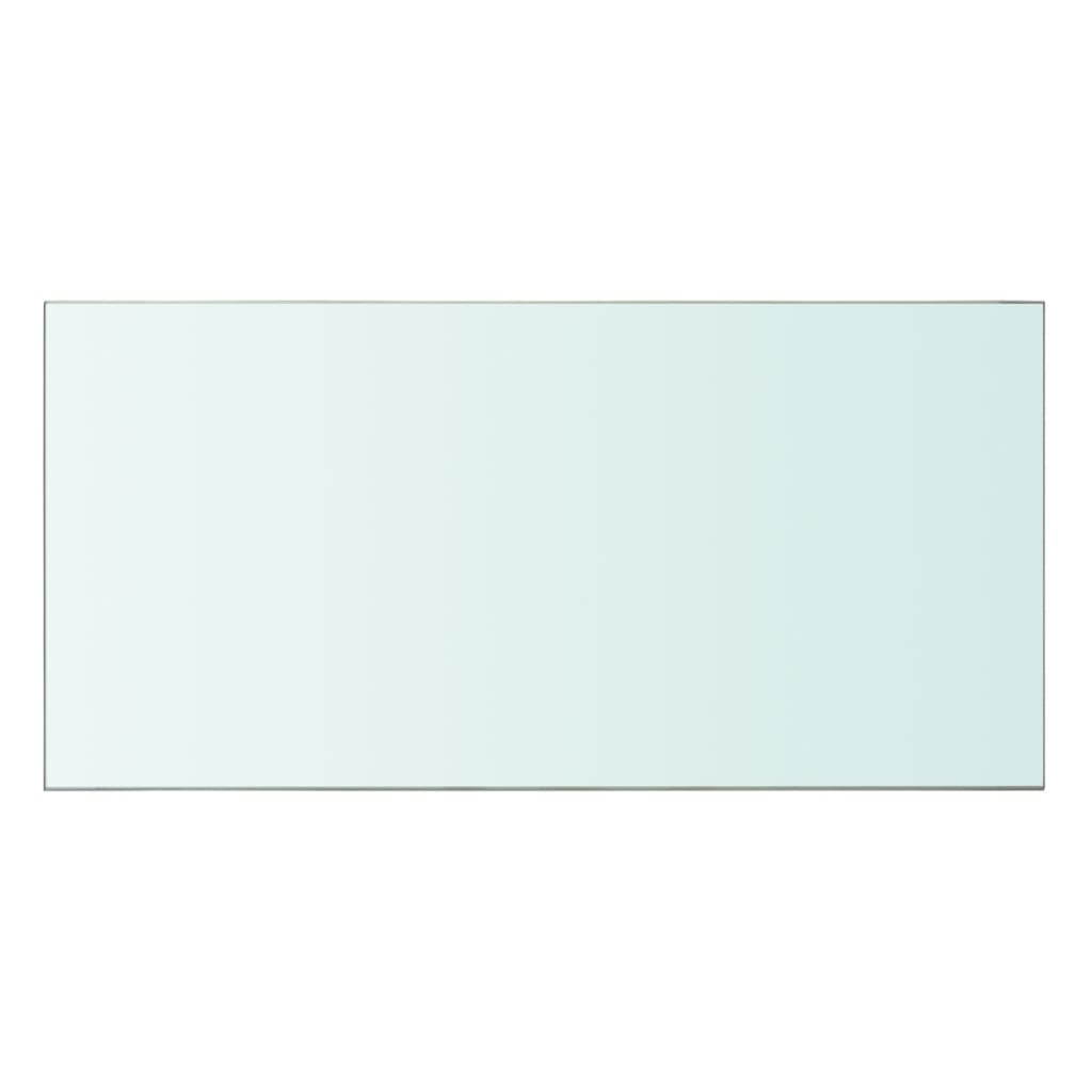 vidaXL Panel de estante vidrio claro 60x30 cm
