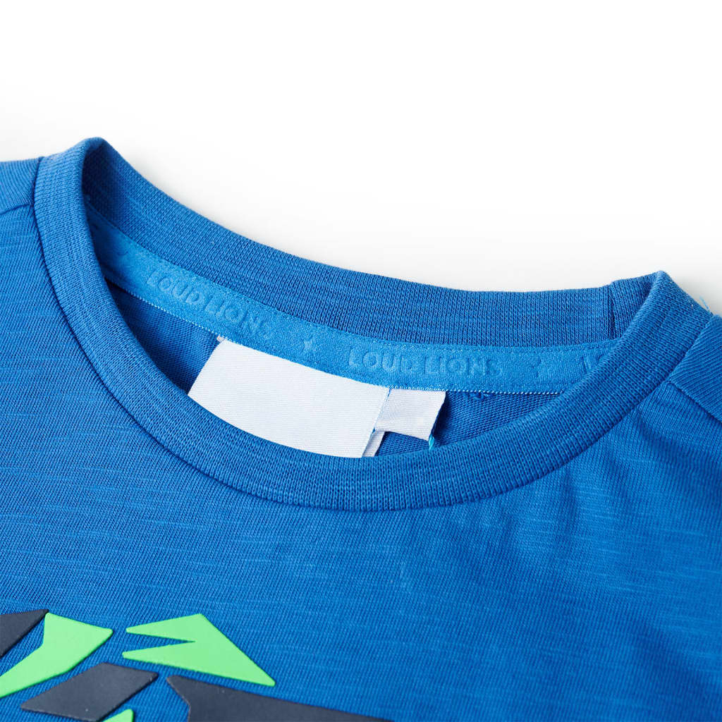 Camiseta infantil azul 92