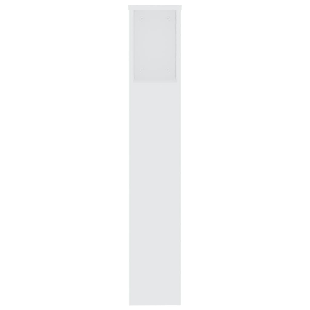 vidaXL Mueble cabecero blanco 200x18,5x104,5 cm