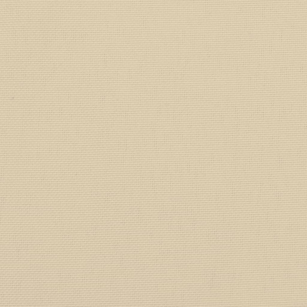vidaXL Cojín de banco de jardín tela Oxford beige 200x50x3 cm