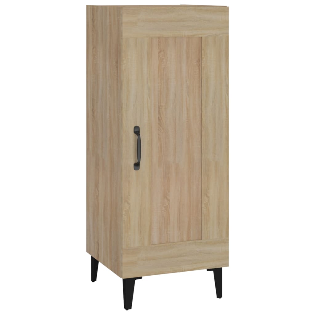 vidaXL Aparador madera contrachapada color roble Sonoma 34,5x34x90 cm